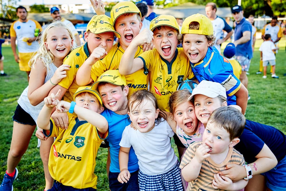 Classic Wallabies Kids Fans