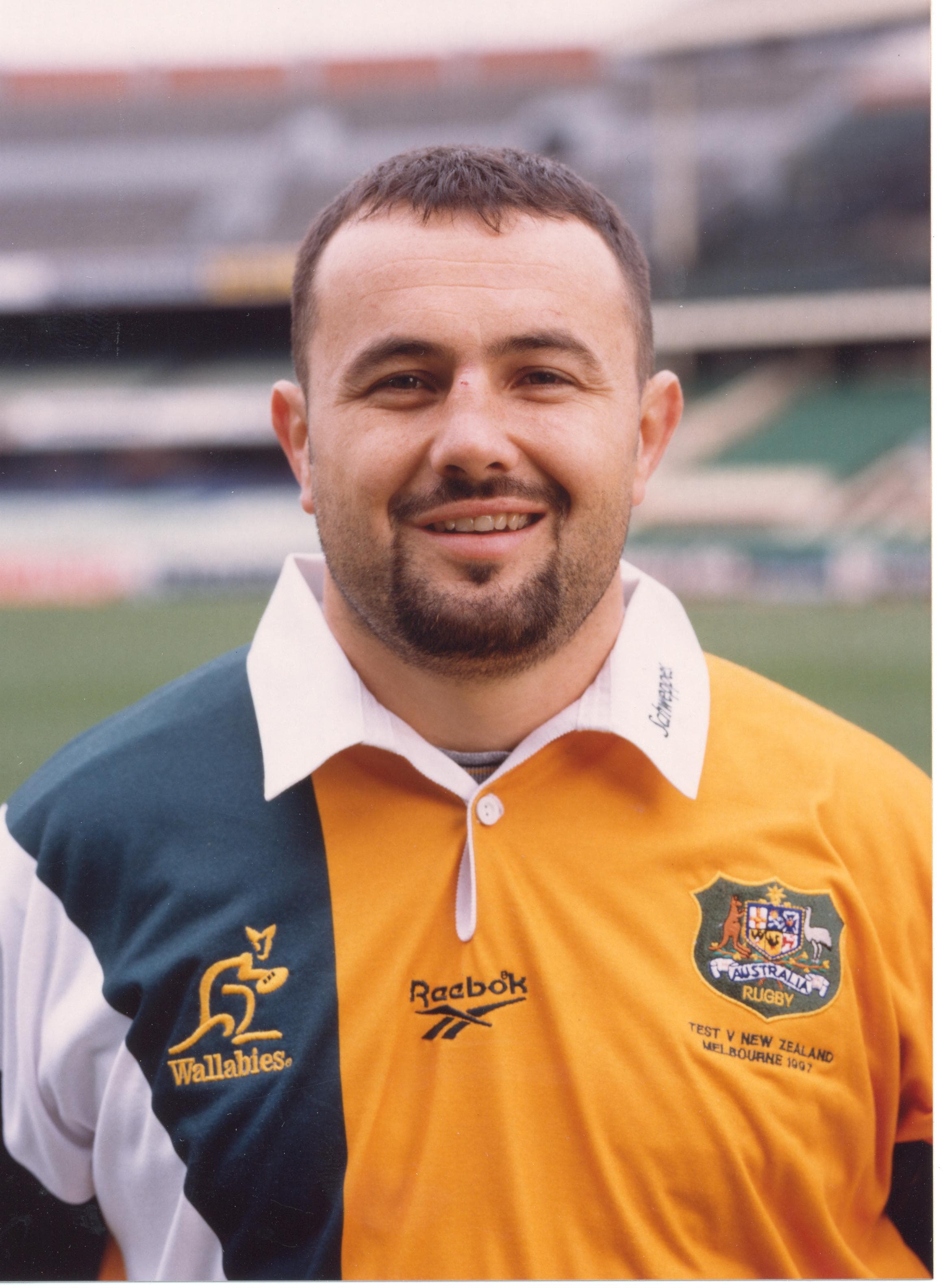 Wallaby portrait Michael Anthony Foley v New Zealand Melbourne