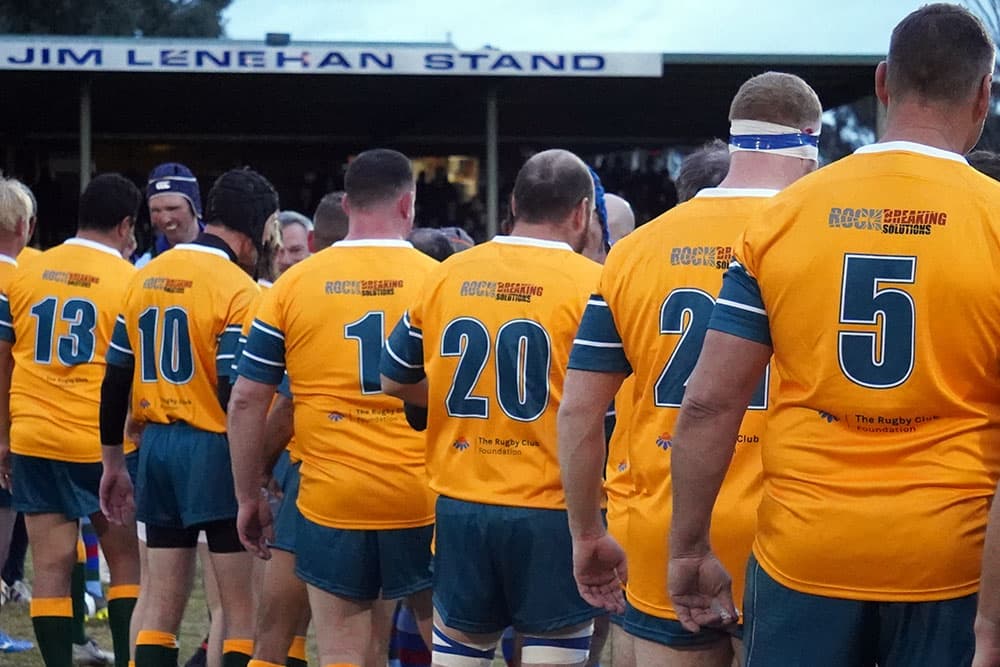 Classic Wallabies Rock Breaking Solutions jersey