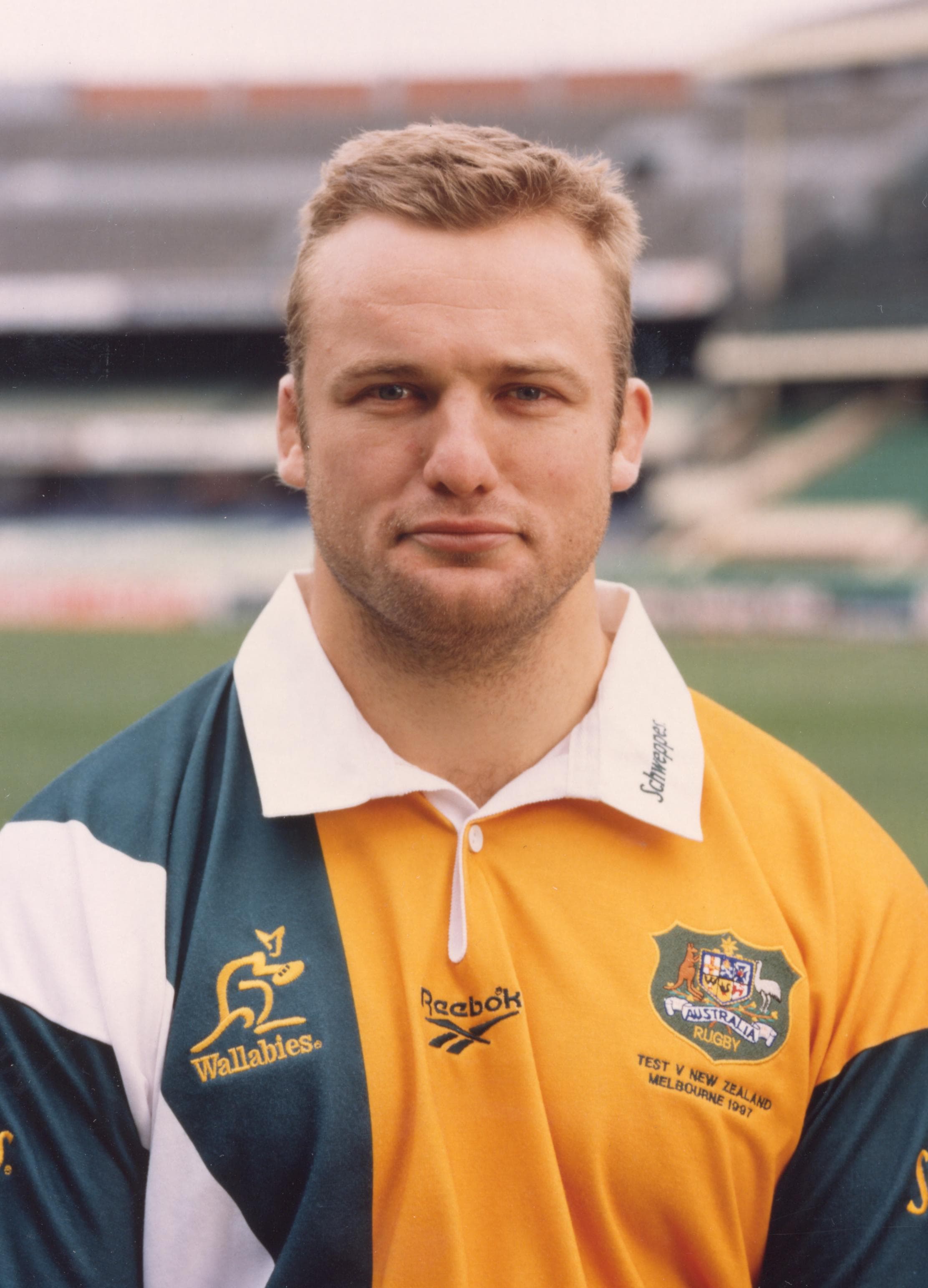 Wallaby portrait Richard Harry v New Zealand Melbourne