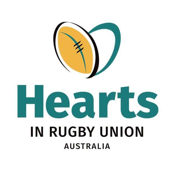 Hearts In Rugby Union Australia Logo