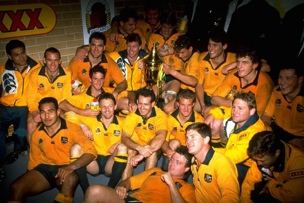 Wallabies Celebrate