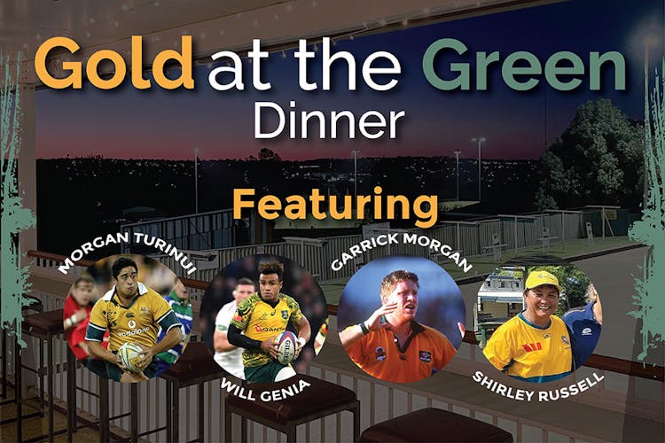 Gold at the Green Dinner