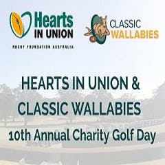 Hearts in Union & Classic Wallabies Golf Day Details