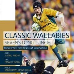 Classic Wallabies for a Sevens Long Lunch