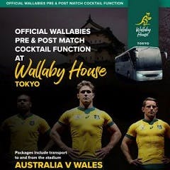 Wallaby House Aus v Wal Pre & Post Match Cocktails